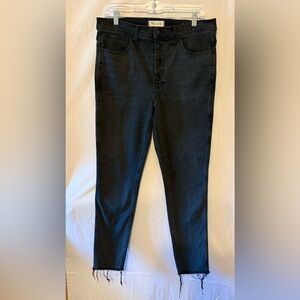 Madewell  10” high rise skinny jeans size 30